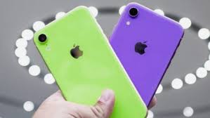 iphone xr 2019 verde e viola