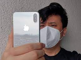 sblocco iphone con mascherina